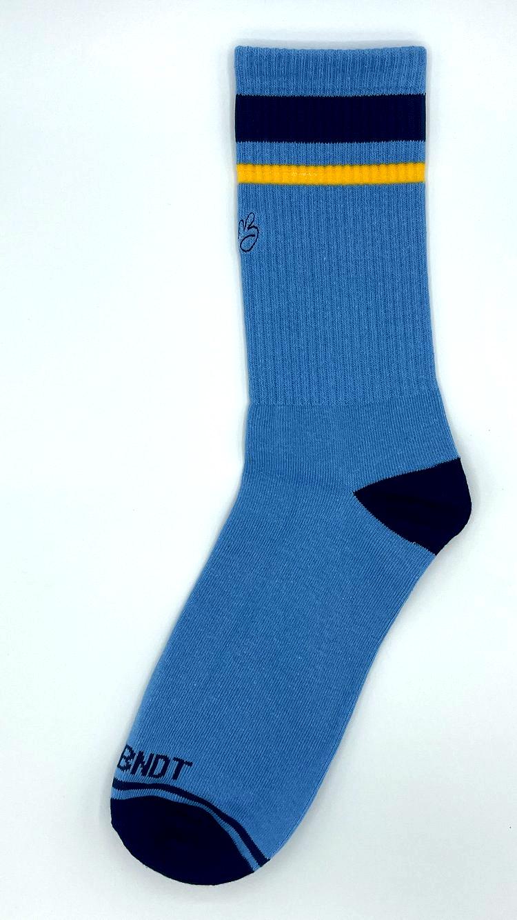 Azure Majesty Crew Sock