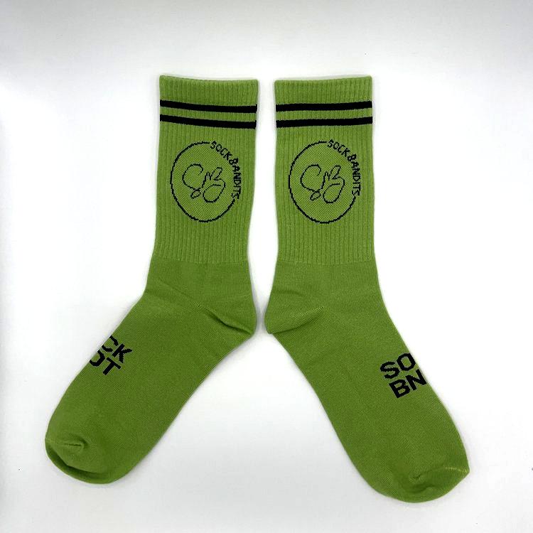 Neon Surge Crew Sock