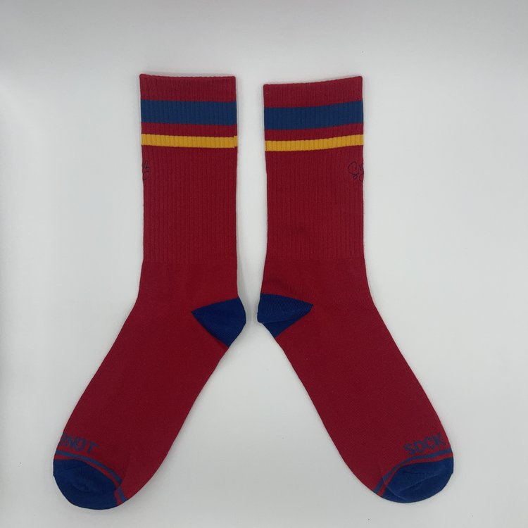 Regal Crimson Crew Sock