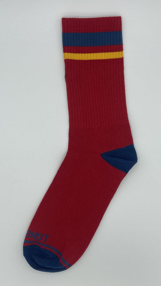 Regal Crimson Crew Sock